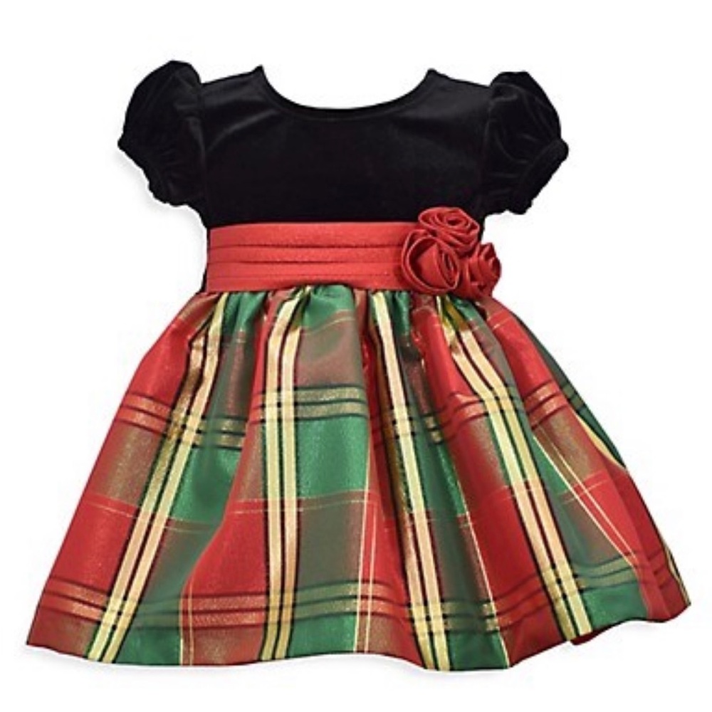 Iris & Ivy Baby Girl's Traditional Holiday Hope Dress NWT